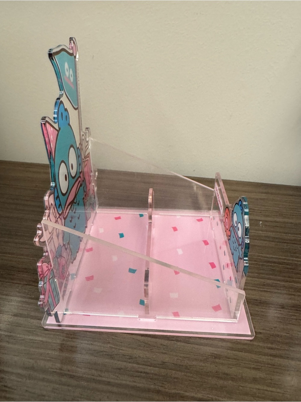 Hangyodon Acrylic Desk Organizer - Blue & Pink - Picture 4 of 7